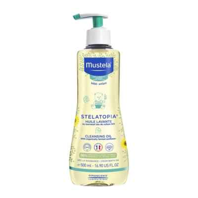 Mustela Stelatopia Olio Bagno Bambini per Pelle a Tendenza Atopica 500 ml