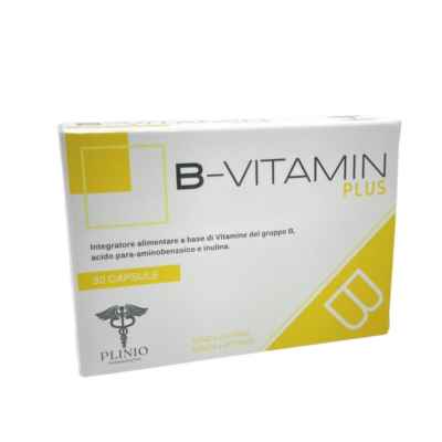 B Vitamin Plus Integratore Alimentare Con Vitamine Del Gruppo B 30 Capsule