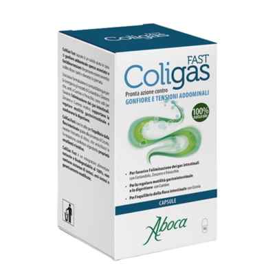 Aboca Coligas Fast contro Tensione e Gonfiore Addominale 50 Capsule