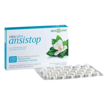 Vitacalm Ansistop Integratore Per Disturbi D Ansia e Stress 60 compresse