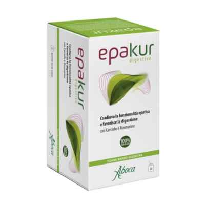 Aboca Epakur Digestive Tisana per Funzionalità Epatica e Digestione 20 Filtri