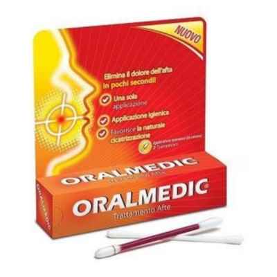 Oralmedic Liquido Trattamento Afte 2 Applicatori