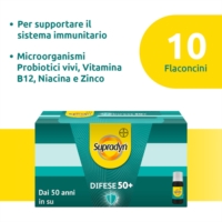 Supradyn Difese 50  Integratore Probiotici Vitamina B12 e Zinco per Difese Immunitarie 10 Flaconcini