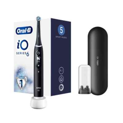 Oral B iO Series 6 Spazzolino Elettrico Tecnologia Magnetica Nero