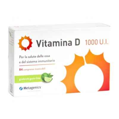 Metagenics Belgium Bvba Vitamina D 1000 Ui 84 Compresse