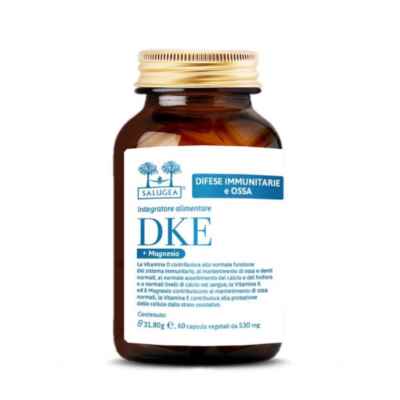 Salugea Dke   Magnesio Integratore per le Difese Immunitarie e le Ossa 60Capsule