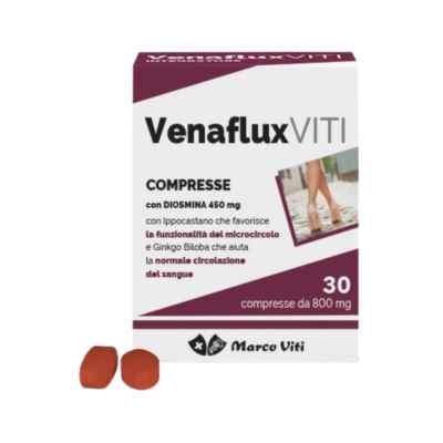 Venaflux Viti Integratore per Microcircolo e Circolazione Sanguigna  30compresse