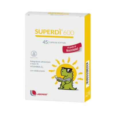 Superdì 600 Integratore Per Bambini Per L  Assorbimento Del Calcio 45 Capsule