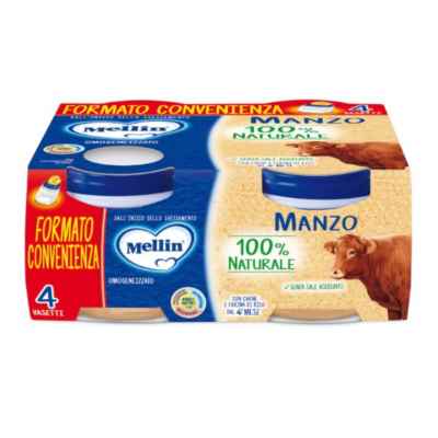 Mellin Omogeneizzato Manzo 4x80 g