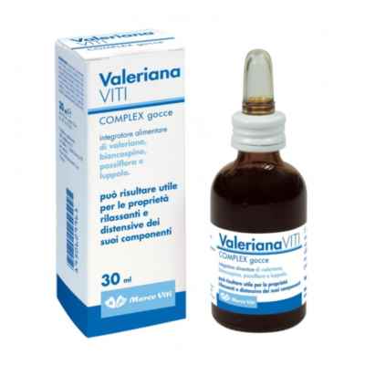 Marco Viti Valeriana Complex Integratore per il Rilassamento in Gocce 30 ml