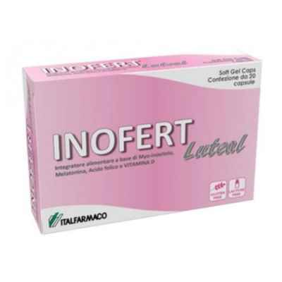 Inofert Luteal Integratore per l Ovaio Policistico 20 Capsule Soft Gel