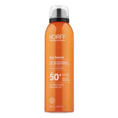 Korff Sun Secret Olio Solare Spray Corpo Dry Touch SPF50  200 ml