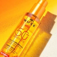 Nuxe Sun Olio Solare Abbronzante Viso e Corpo Alta Protezione Spf50 150 ml