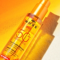 Nuxe Sun Olio Solare Abbronzante Viso e Corpo Protezione Alta Spf50 150 ml