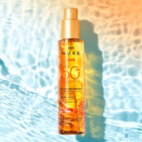 Nuxe Sun Olio Solare Abbronzante Viso e Corpo Protezione Alta Spf50 150 ml