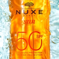 Nuxe Sun Olio Solare Abbronzante Viso e Corpo Protezione Alta Spf50 150 ml