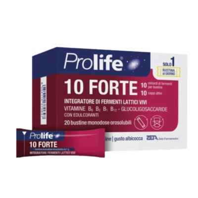 Prolife 10 Forte Integratore Di Fermenti Lattici 20 Bustine Orosolubili