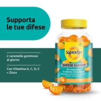 Supradyn Difese Gummy Integratore Difese Immunitarie Vitamina C Vitamina D e Zinco 60 Caramelle