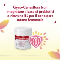 Gyno Canesflora Probiotico per il Benessere Intimo della Donna 30 Capsule