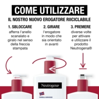 Neutrogena fluida corpo sollievo intenso per pelle molto secca e irritata 400ml