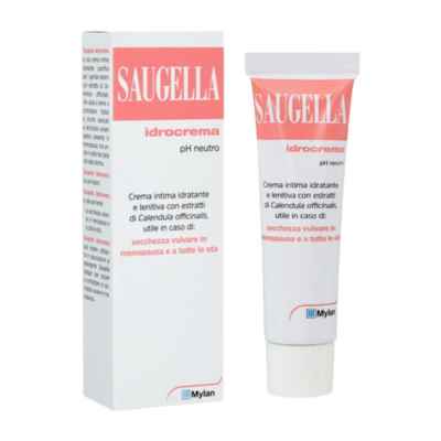 Saugella Idrocrema Ph Neutro Crema Intima Specifica Lenitiva e Idratante 30 ml