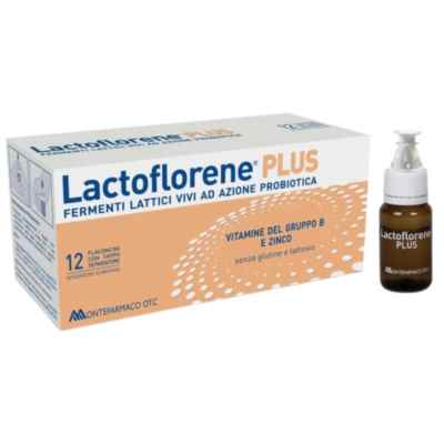 Lactoflorene Plus Integratore Alimentare di Fermenti Lattici Vivi 12 flaconcini