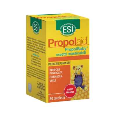 Esi Propolaid PropolBaby Integratore per Bambini 80 tavolette masticabili