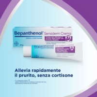 Bepanthenol Sensiderm Crema lenitiva per Dermatite Atopica Eczema e Prurito Senza Cortisone 20g