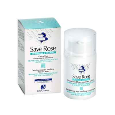 Biogena Linea Couperose e Rosacea Save Rose Crema Viso Rusco e Flavonoidi 50 ml
