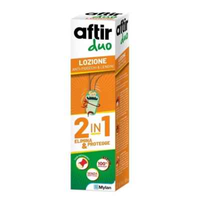 Aftir Duo Lozione Anti Pidocchi e Lendini Doppia Azione 100 ml