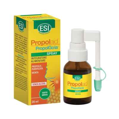 Esi Propolaid PropolGola Spray Integratore Analcolico per la Gola Menta 20 ml