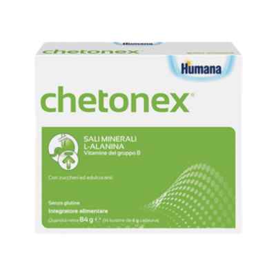 Humana Chetonex Integratore Alimentare Vitamine e Sali Minerali 14 Bustine