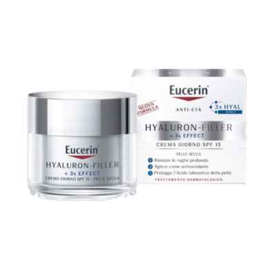 Eucerin Hyaluron Filler Antirughe Crema Giorno SPF 15 per Pelle Secca 50 ml