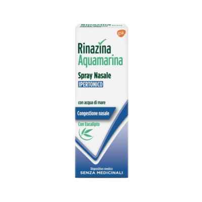Rinazina Aquamarina Spray Nasale Soluzione Ipertonica Con Eucalipto 20ml
