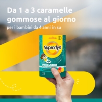 Supradyn Difese Junior Integratore Difese Immunitarie Vitamina C D e Zinco 25 Caramelle