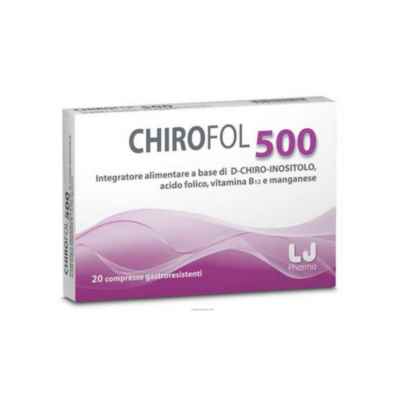 Chirofol 500 Integratore Alimentare per Ovaio Policistico 20 Compresse