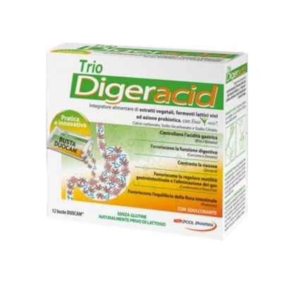 Trio Digeracid Integratore Alimentare per la Digestione 12 Buste