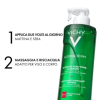 Vichy Normaderm Phytosolution Gel Detergente Purificante Viso Antisebo 400 ml