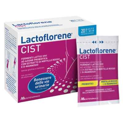 Lactoflorene Cist Integratore Alimentare per le Vie Urinarie 20 bustine