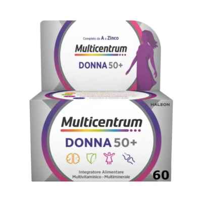 Multicentrum Donna 50  Integratore Alimentare Multivitaminico 60 Compresse