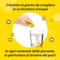 Citrosodina Effervescente Digestivo e Integratore alimentare con Calcio Gusto Limone 20 Bustine