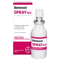 Benexol Spray Integratore alimentare di Vitamina B12 ad Alto Dosaggio con Edulcorante Flacone 15ml