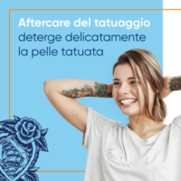Bepanthenol Tattoo Detergente Delicato per Tatuaggi con Pantenolo per la cura del Tatuaggio 200ml