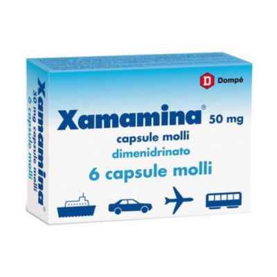 Xamamina 50 Mg Capsule Molli 6 Capsule