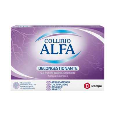 Collirio Alfa Dec 0 8 Mg Ml Collirio  Soluzione  10 Contenitori Monodose 0 3 Ml