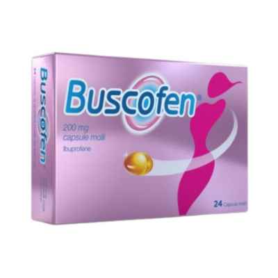 Buscofen 200 Mg Capsule Molli  24 Capsule In Blister Al Pvc Pe Pvdc