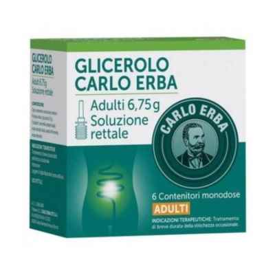 Glicerolo Adulti 6 75 G Soluzione Rettale 6 Contenitori Monodose Con Camomilla E Malva