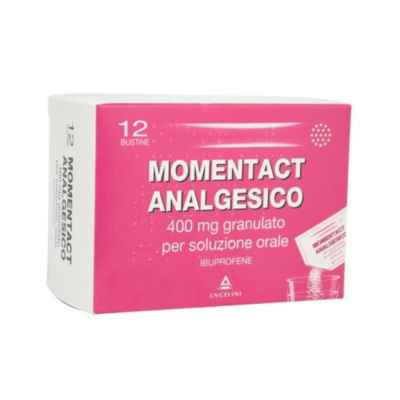 Momentact Analgesico 400 Mg Granulato Per Soluzione Orale 12 Bustine