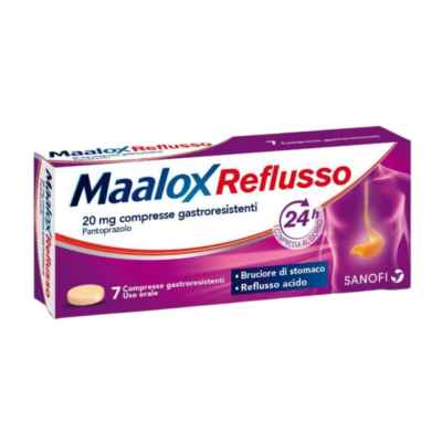 Maalox Reflusso 20 Mg Compresse Gastroresistenti 7 Compresse In Blister Opa Alu Pvc Al