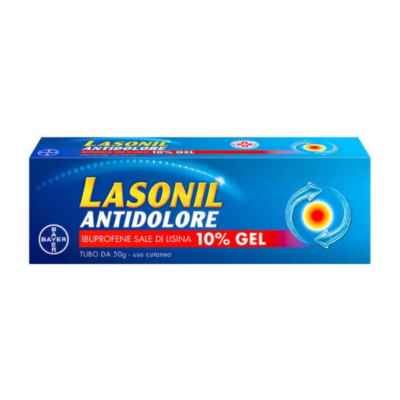Lasonil Antidolore Gel Antidolorifico e Antinfiammatorio per Dolori Muscolari e Articolari Tubo 50 gr